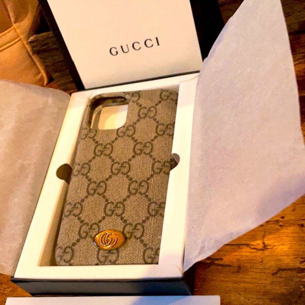 Pre-owned 11Pro iPhone hardcover Gucci Case